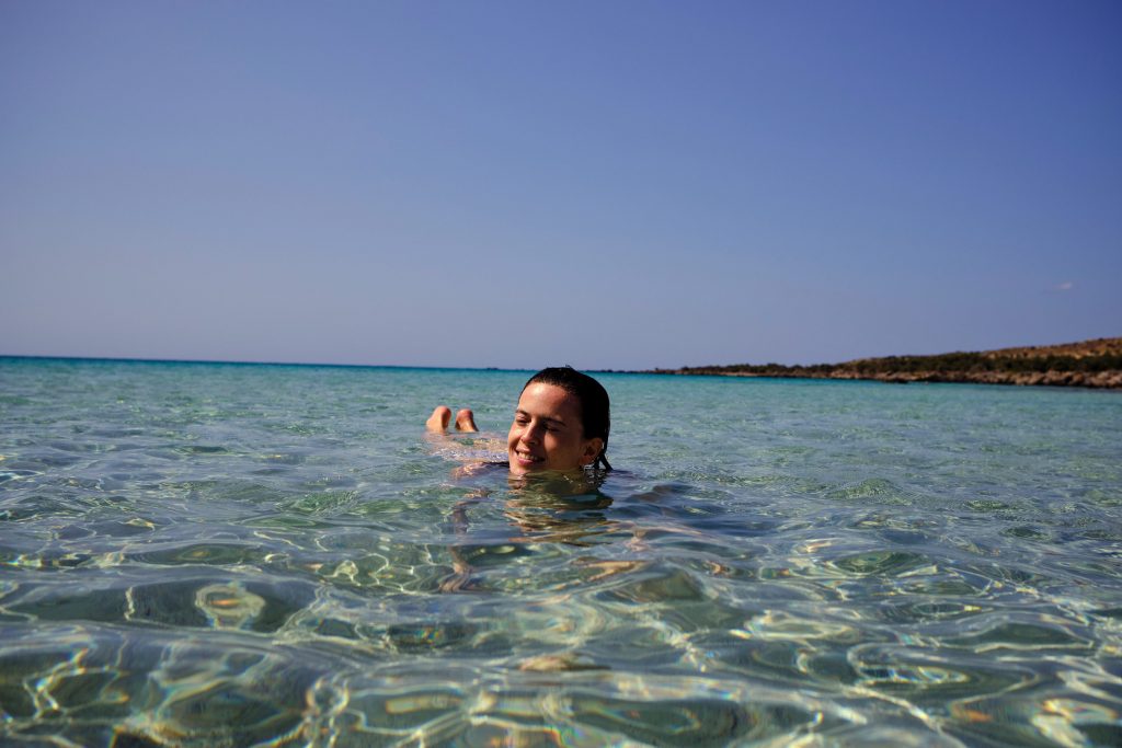 Wandern Sonne Sommer Meer Griechenland Kreta Camping
