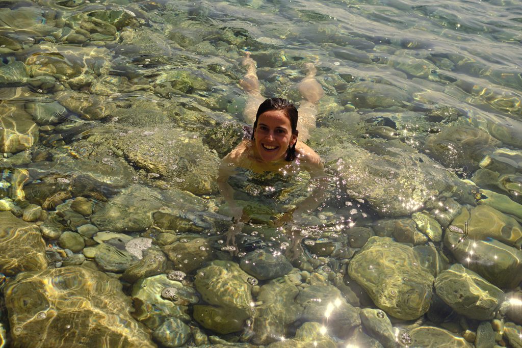 Wandern Sonne Sommer Meer Griechenland Kreta Camping