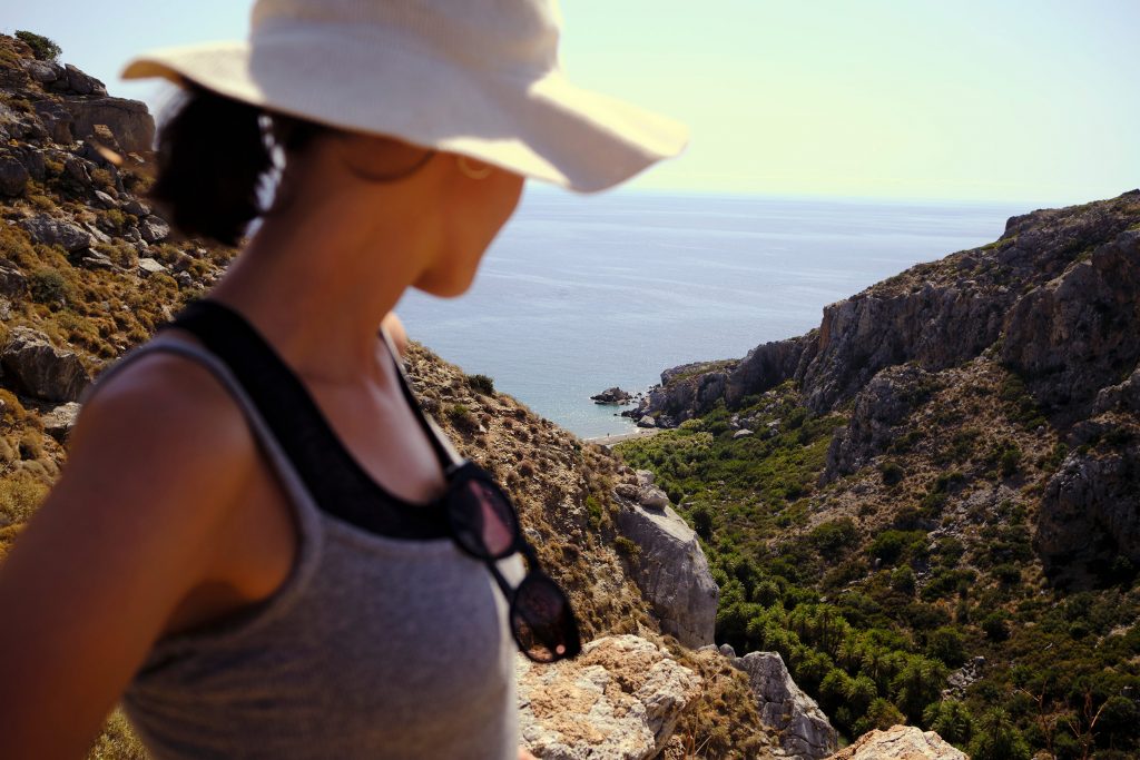 Kreta Wandern Griechenland Strand Preveli Sommer