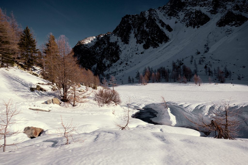 Aostatal Valledaosta Winterwandern Snowhike Colle San Carlo