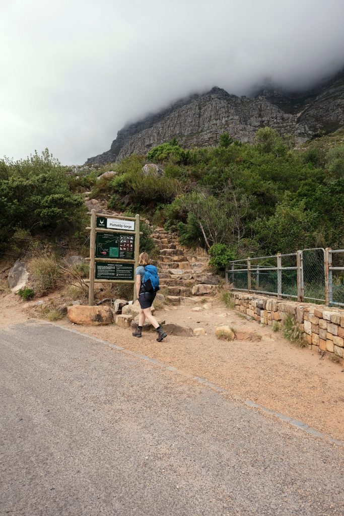cape town south africa hiking table mountain platteklip